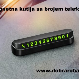 Magnetna kutija sa fluorescentnim brojem telefona - DOBRA ROBA 001