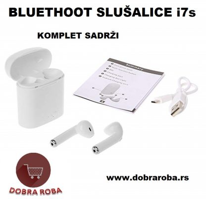 BLUETHOOT SLUŠALICE i7s - DOBRA ROBA 003