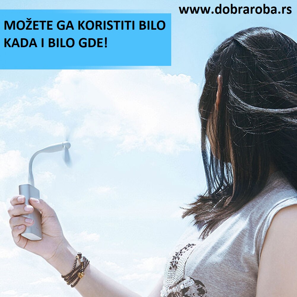 USB VENTILATOR CRNI - DOBRA ROBA 006