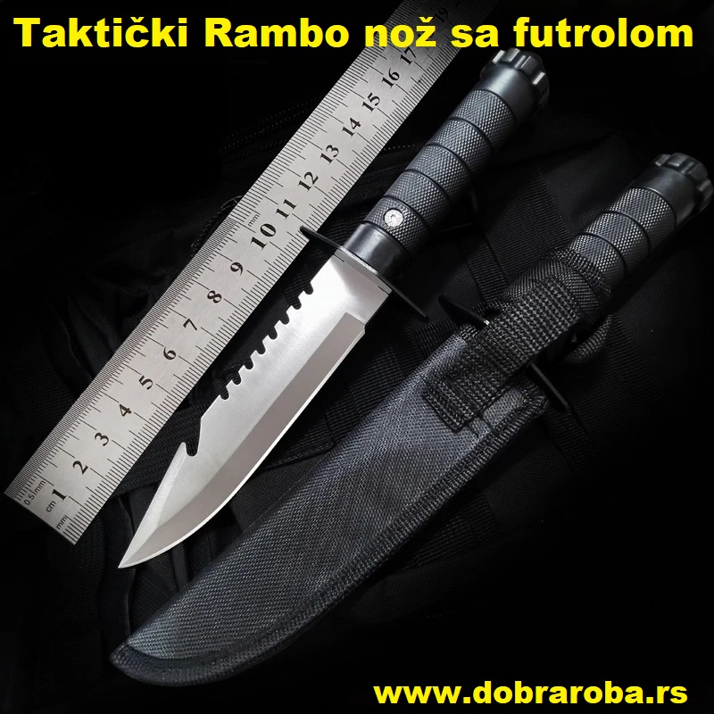 Taktički Rambo nož sa futrolom - DOBRA ROBA 03