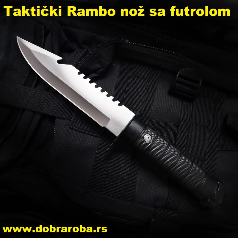 Taktički Rambo nož sa futrolom - DOBRA ROBA 04