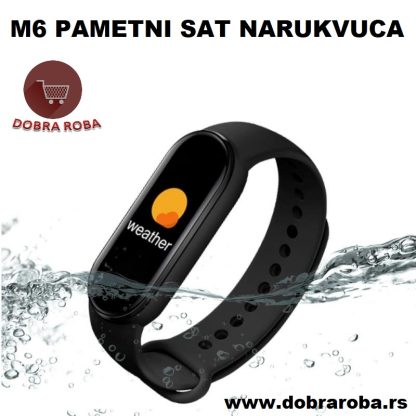 Smart Band M6 pametni sat-narukvica - CRNI - DOBRA ROBA 003