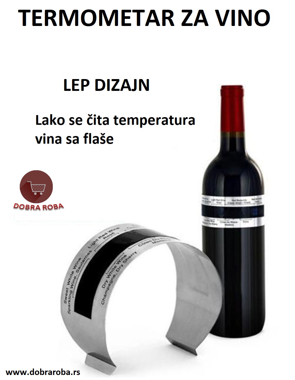 TERMOMETAR ZA VINO - DOBRA ROBA 003
