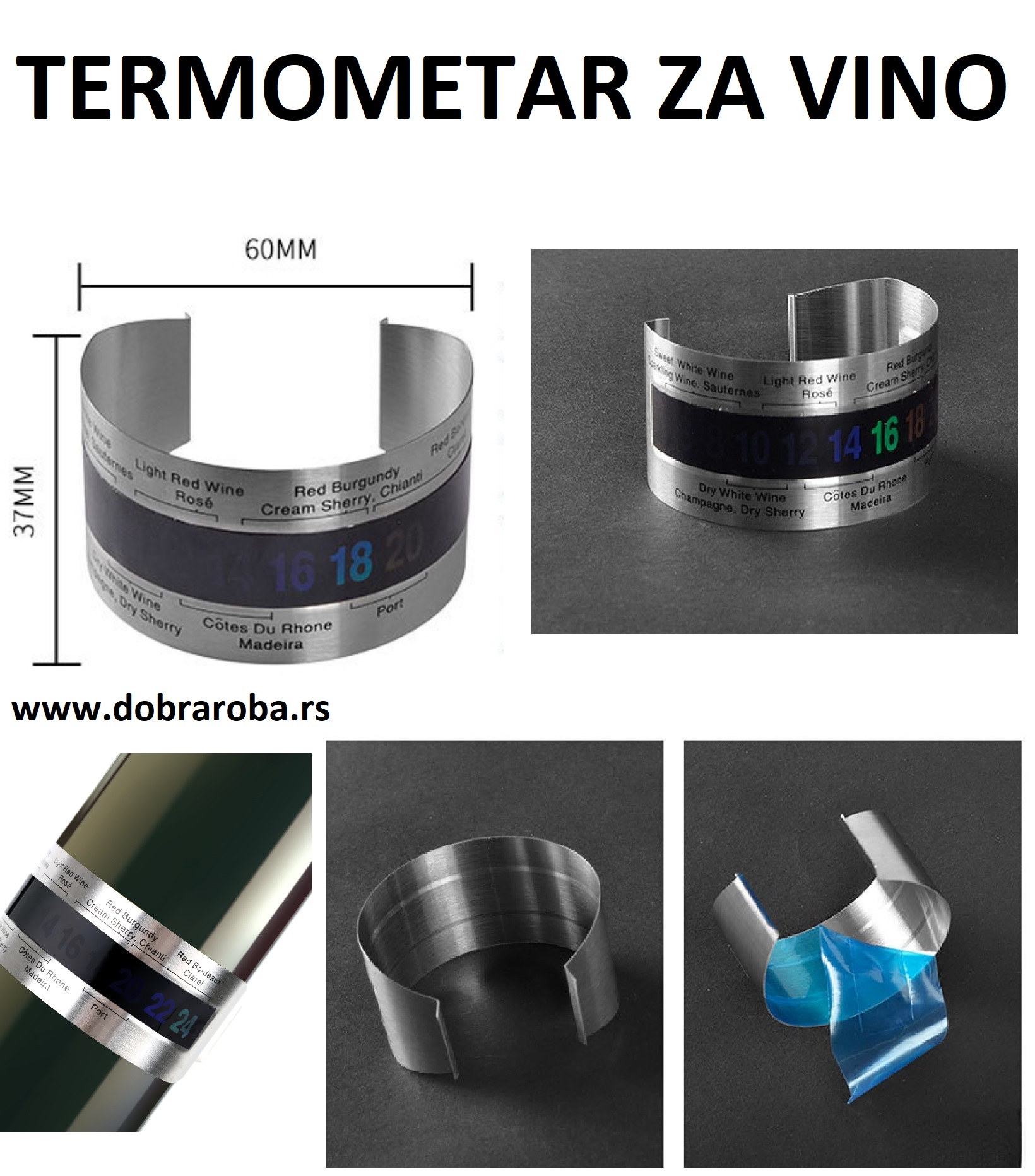TERMOMETAR ZA VINO - DOBRA ROBA 004