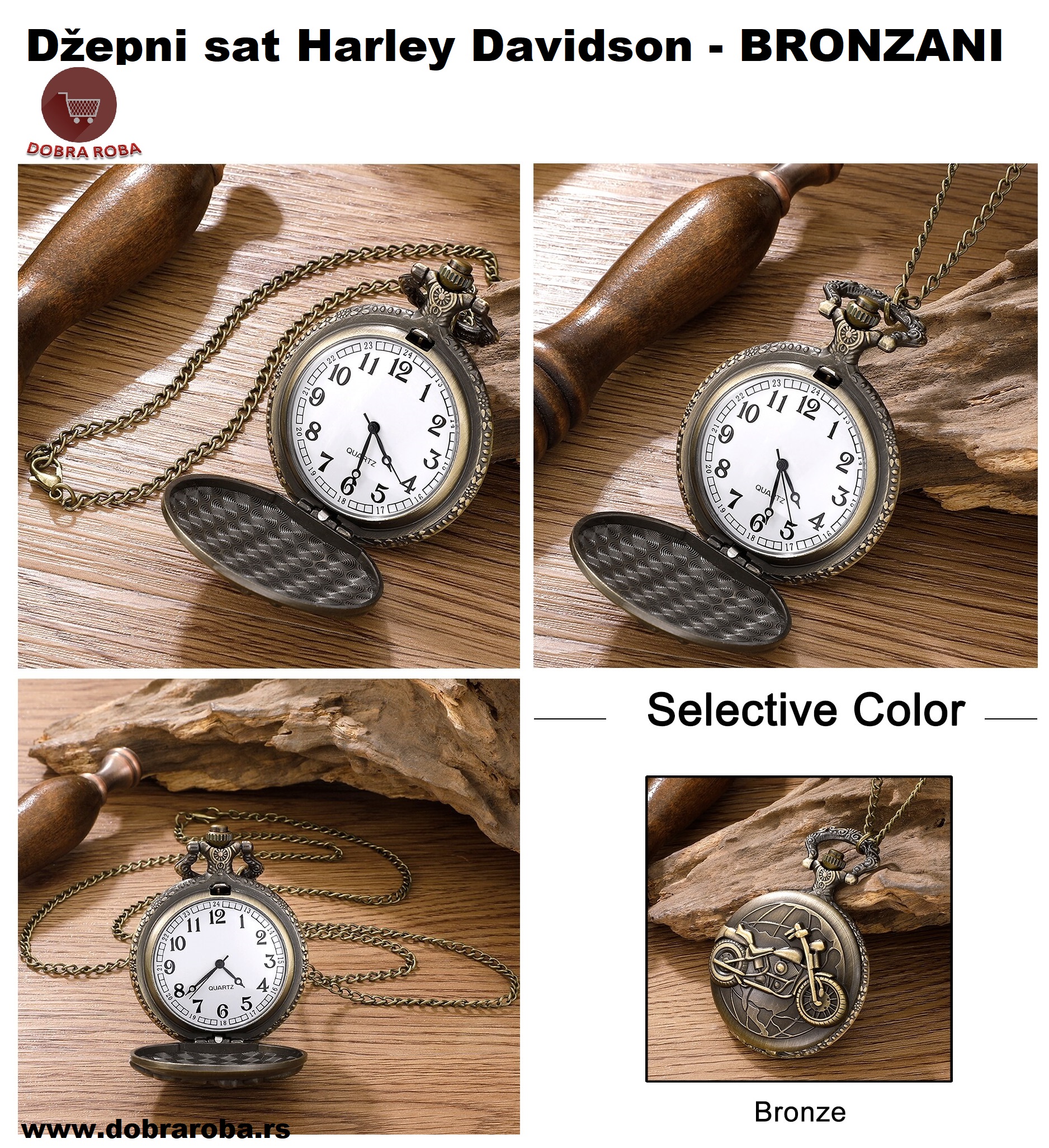 DŽEPNI SAT Harley Davidson - DOBRA ROBA 001