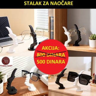 STALAK ZA NAOČARE - BELI - DOBRA ROBA 001