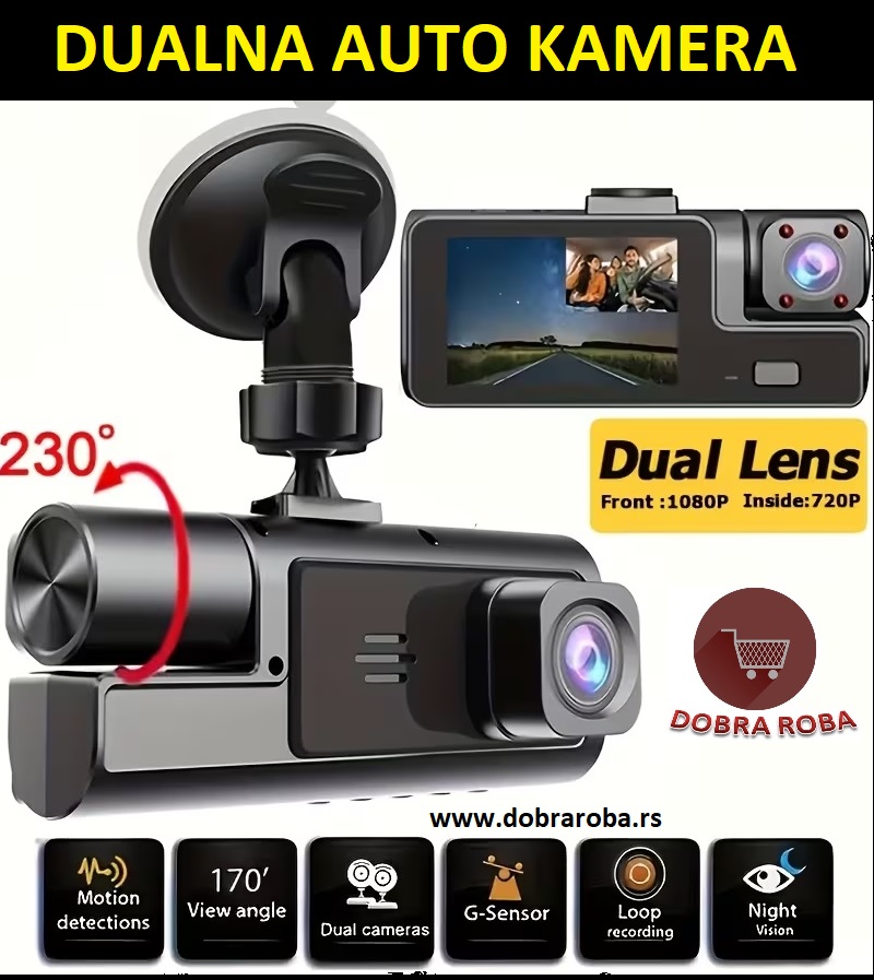 DUALNA AUTO KAMERA - DOBRA ROBA 001